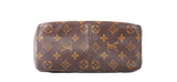 Authentic Louis Vuitton Brown Monogram Canvas Looping MM Shoulder Bag