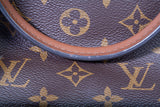 Authentic Louis Vuitton Brown Monogram Canvas Pallas Tote Bag