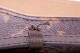 Authentic Louis Vuitton Brown Monogram Canvas Pallas Tote Bag