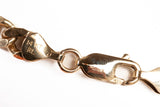 Unisex 14k Yellow Gold Cuban Link Bracelet Size 7.75"