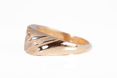 Men's 14k Yellow Gold Diamond Ring .40CTW