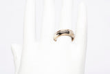 Unisex 14k Two-Tone Wedding Band Size 7