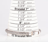 Men's Sterling Silver .925 Wheat Bracelet Size 8 3/4"