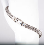 Men's Sterling Silver .925 Wheat Bracelet Size 8 3/4"