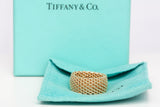Authentic Tiffany & Co. Somerset Mesh Band 18k Yellow Gold 10 MM