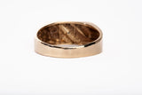 Gentlemen's 10k Yellow Gold Rectangle Nugget Style Ring