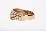 Gentlemen's 10k Yellow Gold Rectangle Nugget Style Ring