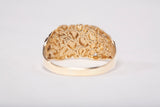 Gentlemen's 10k Yellow Gold Nugget Ring Size 7.75"