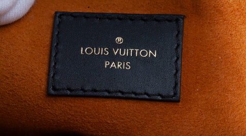 Authentic Louis Vuitton Black Monogram Empreinte Giant OnTheGo MM Tote Bag