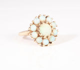 Ladies 14k Yellow Gold Opal Ring Size 4.75