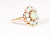 Ladies 14k Yellow Gold Opal Ring Size 4.75