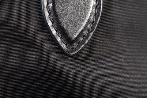 Authentic Prada Tessuto Black Nylon Medium Shopping Tote