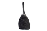 Authentic Prada Tessuto Black Nylon Medium Shopping Tote