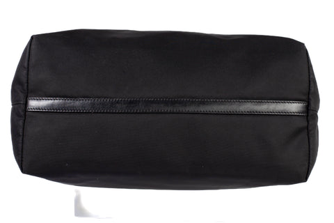 Authentic Prada Tessuto Black Nylon Medium Shopping Tote