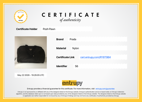 Authentic Prada Vintage Brown Tessuto Nylon Handbag