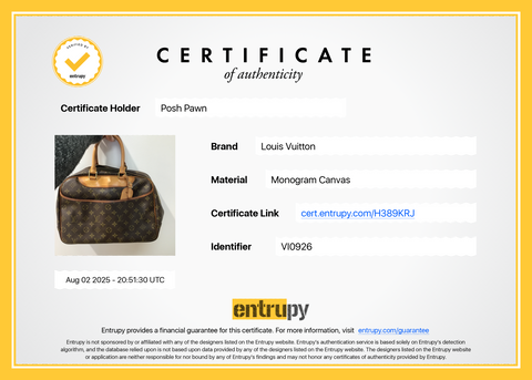Authentic LOUIS VUITTON Monogram Canvas Deauville Top Handle Bag