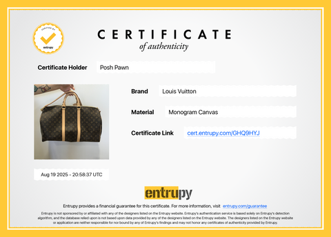 Authentic Louis Vuitton Monogram Canvas Keepall 50 Bandoulière