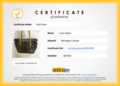 Authentic Louis Vuitton Monogram Canvas Totally PM Tote Bag