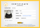 Authentic Black Gucci Dialux Queen Bow Hobo Bag