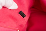 Authentic Pink Prada Canapa Small Logo Tote Bag