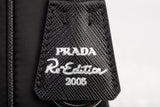 Authentic Black Prada Re-Edition 2005 Re-Nylon and Saffiano Mini Bag