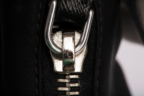 Authentic Black Prada Re-Edition 2005 Re-Nylon and Saffiano Mini Bag