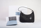 Authentic Black Prada Re-Edition 2005 Re-Nylon and Saffiano Mini Bag