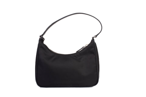 Authentic Black Prada Re-Edition 2005 Re-Nylon and Saffiano Mini Bag