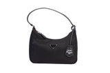 Authentic Black Prada Re-Edition 2005 Re-Nylon and Saffiano Mini Bag