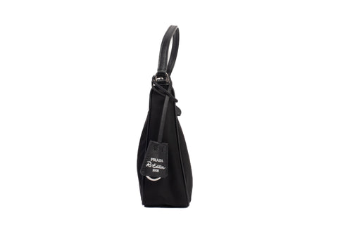 Authentic Black Prada Re-Edition 2005 Re-Nylon and Saffiano Mini Bag