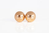 14k Yellow Gold Small Ball Stud Earrings