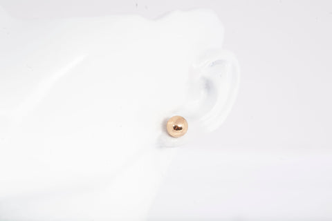 14k Yellow Gold Small Ball Stud Earrings