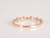 Ladies 10k Rose Gold Diamond Ring