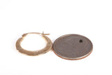 Ladies 10k Yellow Gold Small Hoop Earrings