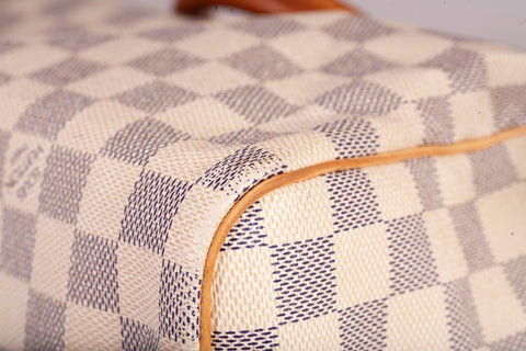 Authentic Louis Vuitton Damier Azur Canvas Speedy 30 Handbag