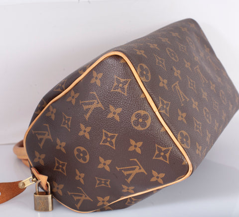 Authentic Louis Vuitton Monogram Speedy 25