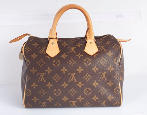 Authentic Louis Vuitton Monogram Speedy 25
