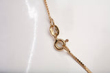 Ladies 18k Yellow Gold Oval Bead Station Bracelet