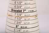 Ladies 18k Yellow Gold Oval Bead Station Bracelet