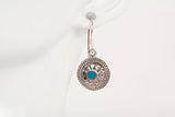 Vintage .925 Sterling Silver Turquoise Dangle Earrings