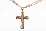 Men's 14k Yellow Gold Cross Pendant