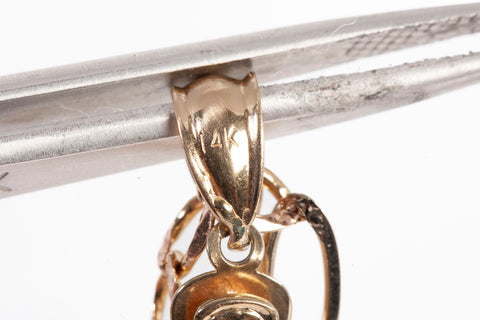 Men's 14k Yellow Gold Cross Pendant