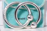 Authentic Vintage Tiffany & Co Sterling Silver Double Ring Baby Rattle