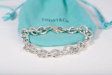 Authentic Tiffany & Co Sterling Silver 925 Round Chain Link Bracelet