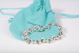 Authentic Tiffany & Co Sterling Silver 925 Round Chain Link Bracelet