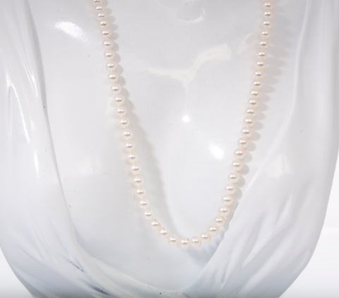Authentic Tiffany &amp; Co. Pearl Necklace 16" .925 Sterling Silver&nbsp;