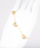Authentic Tiffany & Co Elsa Peretti Bean 18k Yellow Gold Bracelet 7.25"