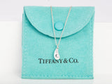 Authentic Tiffany & Co .925 Elsa Peretti Teardrop Pendant Necklace