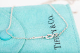 Authentic Tiffany & Co .925 Elsa Peretti Teardrop Pendant Necklace