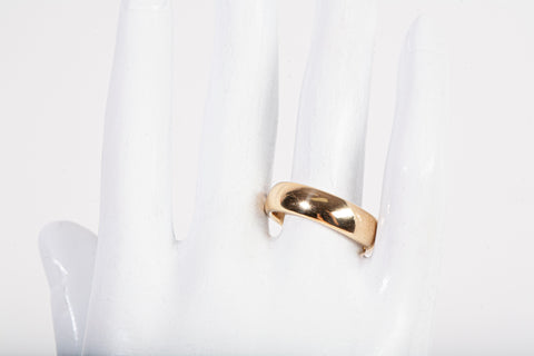 Authentic Tiffany & Co. 18k Yellow Gold Tiffany Forever Wedding Band Size 8.5